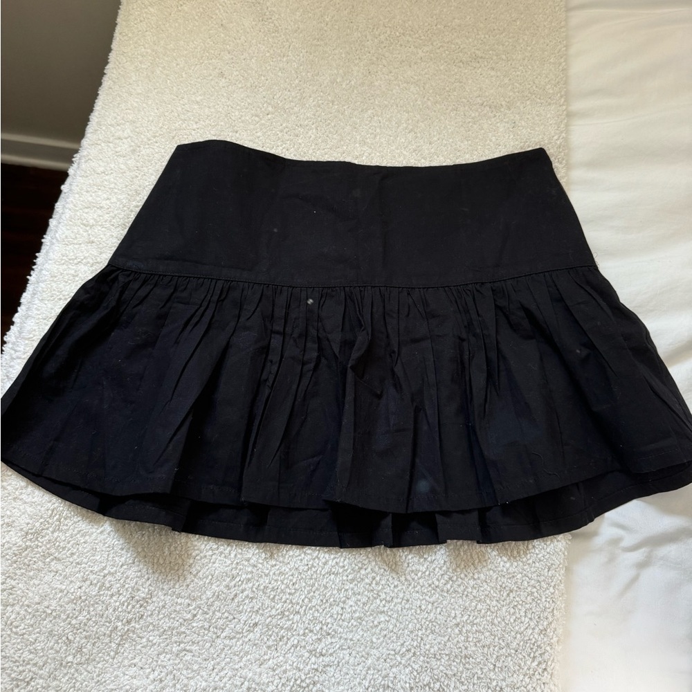 Motel Rocks Black Mini Skirt